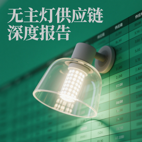 無主燈供應鏈深度報告：從芯片到散熱器的品牌壁壘
