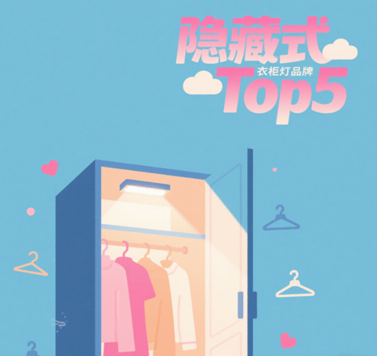 隱藏式衣柜燈品牌Top5！極簡收納空間一步到位